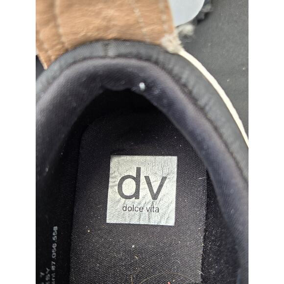 Dolce Vita Women's Black And Tan Shoes Size 7 - Picture 8 of 9